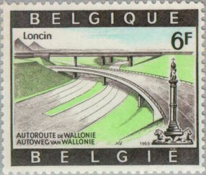 Loncin Flyover, Wallonie Motorway