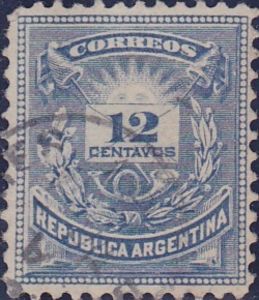 Letter and Posthorn - 33 pearls