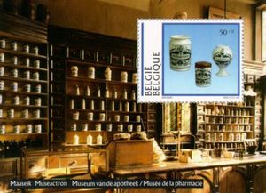 Porcelain from Delft - Pharmacy Museum Maaseik