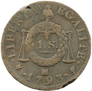 1 Sol (Republic. Scales - MA - Marseille)