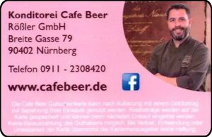 Café Beer Gutscheinkarte