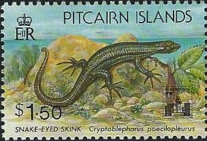 Snake-eyed Skink (Hong Kong '94 Emblem)