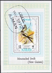 Moustached Treeswift (Hemiprocne mystacea)