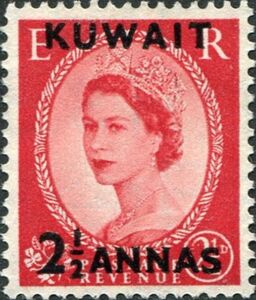 Stamps of Britain, overprinted in black