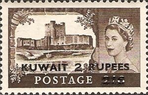 Stamps of Britain, overprinted in black