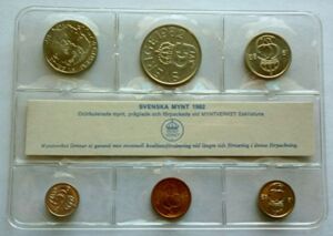 Various Kronor (Mint set 1982 - 1984)