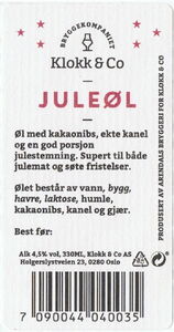Juleøl
