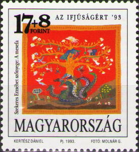 For Youth - Textile Art by Erzsébet Szekeres