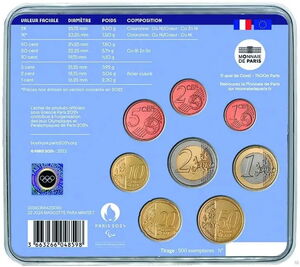 Various Euro (Set Paralympics Games Paris 2024)