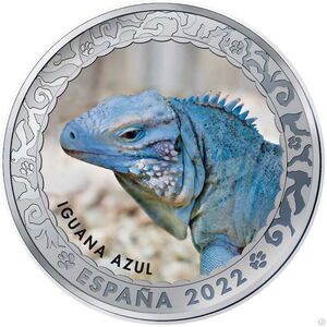 1.50 Euro (Endangered animals - Blue Iguana)
