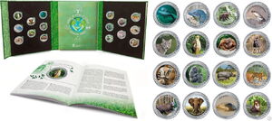 1.50 Euro (Endangered animals - Blue Iguana)