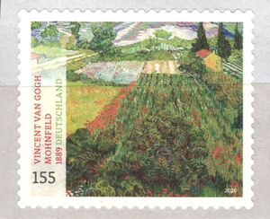 "Field with Poppies" by Vincent van Gogh