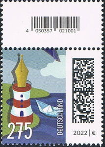 Letter As Boat By Lighthouse