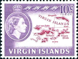 Map of Virgin Islands