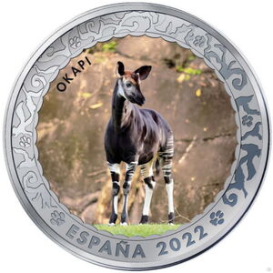1.50 Euro (Endangered animals - Okapi)