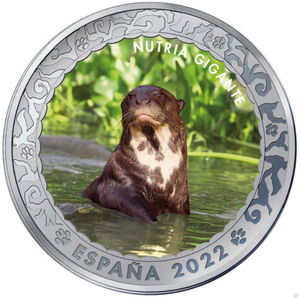 1.50 Euro (Endangered animals - Giant Otter)