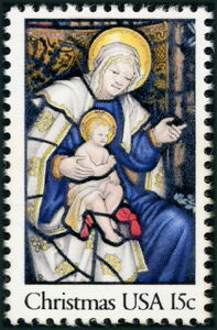 "Madonna and Child" (Epiphany Window, Washington Cathedral)