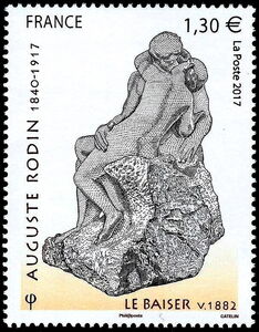 "The Kiss" by Auguste Rodin (1840-1917)