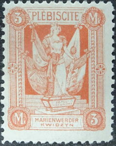 Allegory of Allied Supervision of Plebiscite - 2nd Issue