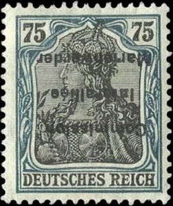 "Germania" overprinted Marienwerder