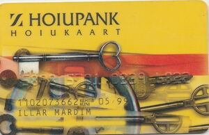 Keys 1 (savings card)