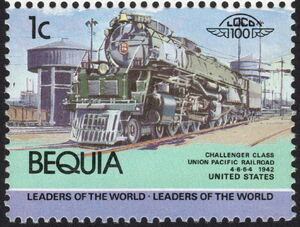 Challenger Class Union Pacific Railroad 4-6-6-4 1942