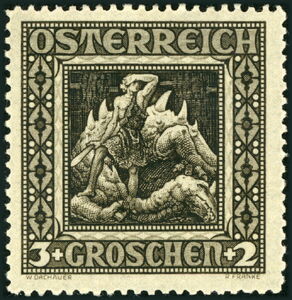 Siegfried after the battle with the wyvern