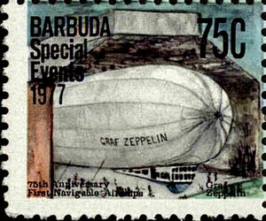 Airship LZ-127 "Graf Zeppelin" in Hanger