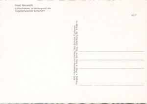 Insel Neuwerk | Luftaufnahme, im Hintergrund die | Vogelschutzinsel Scharhörn