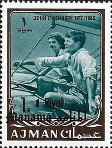 Kennedy and his Wife aboard a Sailing Yacht