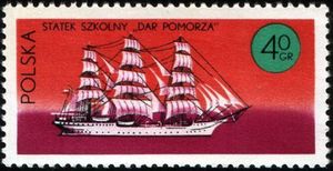 School Sailing Ship Dar Pomorza