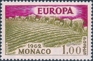 Word EUROPA over Field with Grain Sheaves