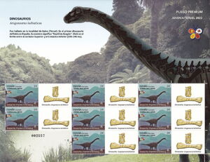 Juvenia 2023 Philatelic Exhibition : Aragosaurus ischiaticus