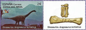 Juvenia 2023 Philatelic Exhibition : Aragosaurus ischiaticus