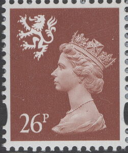 Queen Elizabeth II - 26p Machin Portrait