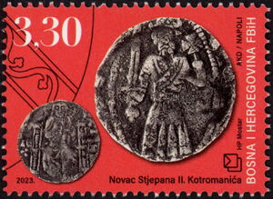 Coin of Stjepan II. Kotromanić
