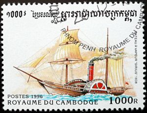Paddle-steamer "Sirius", 1838