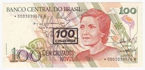 100 Cruzeiros