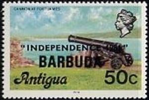 Cannon at Fort James - Overprinted