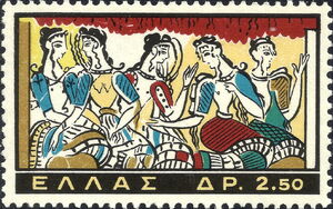 Ladies of the Knossos palace (fresco)