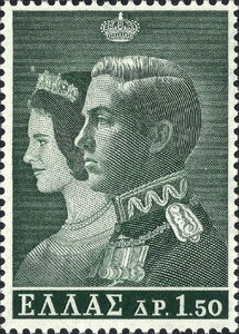 King Constantine and Anne-Marie Princess of Denmark