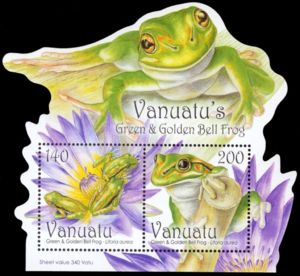 Golden Bell Frog (Litoria aurea)