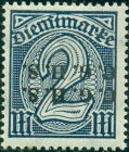 C.G.H.S. on German Officials Watermark "Lozenges Diamond"