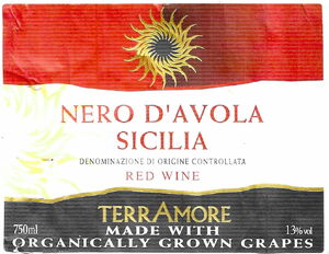 TerrAmore Sicilia Organic Nero D'Avola