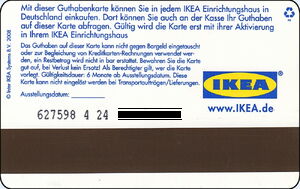 Guthabenkarte - Refund card