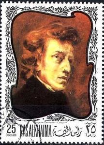 Frederic Chopin, by Eugène Delacroix