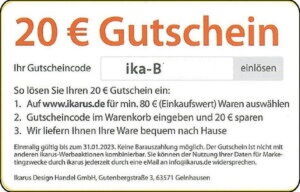20 € Gutschein