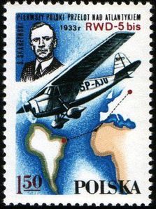 Stanislaw Skarzynski, RWD-5 bis over South Atlantic, 1933