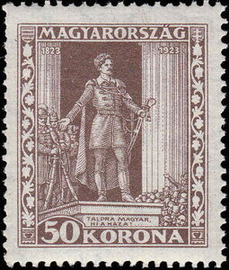 Sándor Petőfi reading a poem