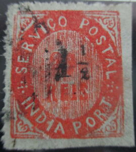 Servico Postal with smaller numbers - overprinted